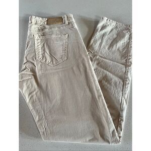 Peter Millar Crown Crafted Cream 5 pocket Pant Size 34/34